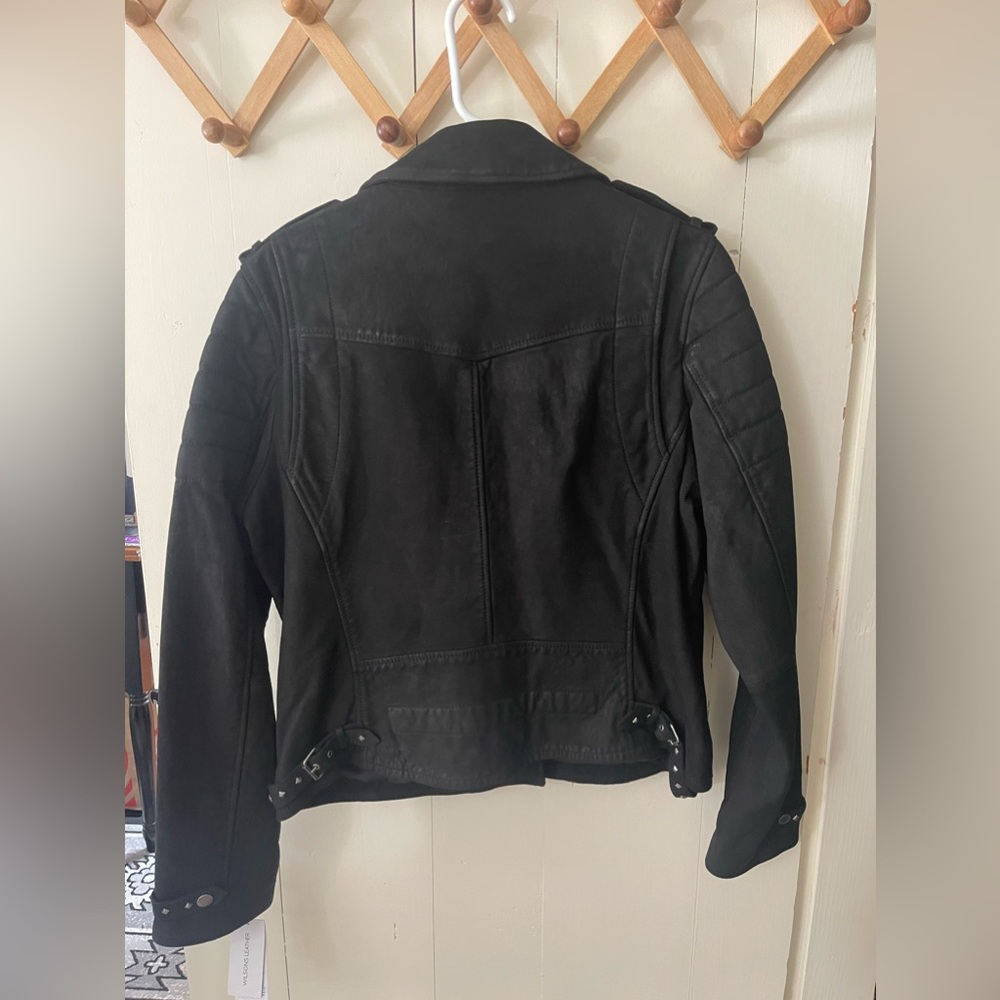 NWT!!! Suede Moto Jacket - Picture 2 of 4